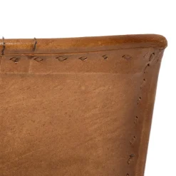 Poltrona HOPER castanho de couro