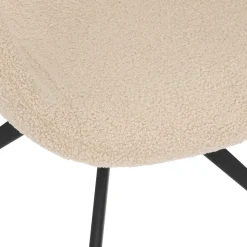 Poltrona KALE bege em tecido