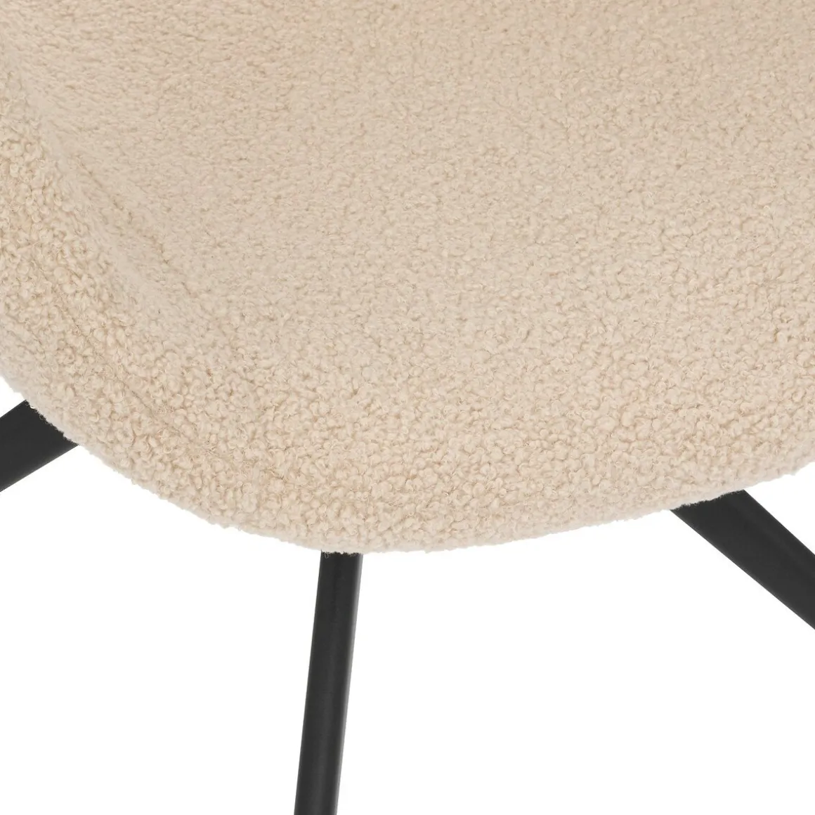 Poltrona KALE bege em tecido