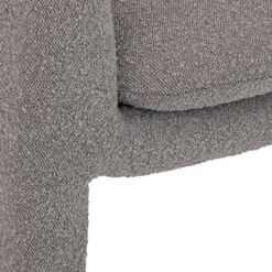 Poltrona kunjo de pelo cinza