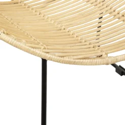 Poltrona LAORA bege em rattan