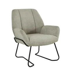 Poltrona MEDINA em tecido bege