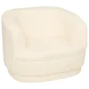 Poltrona SKY pelo bouclé branco