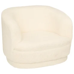 Poltrona SKY pelo bouclé branco