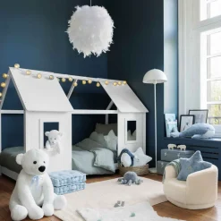 Poltrona SKY pelo bouclé branco