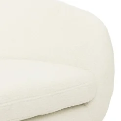Poltrona SOLARO branco em pelo
