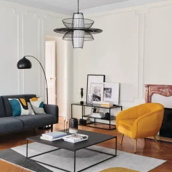 Poltrona SOLARO SLOW TIME ocre em veludo