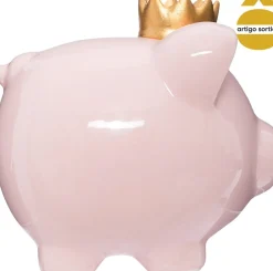 Porquinho mealheiro cerâmica