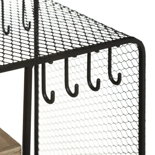Porta bijuteria em metal preto ARTY