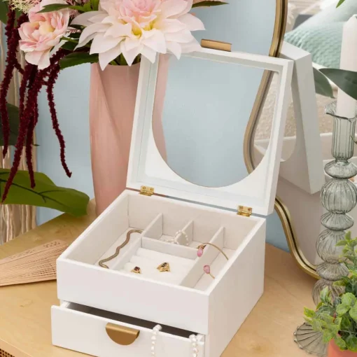 Porta bijuteria WILD ROMANCE branco