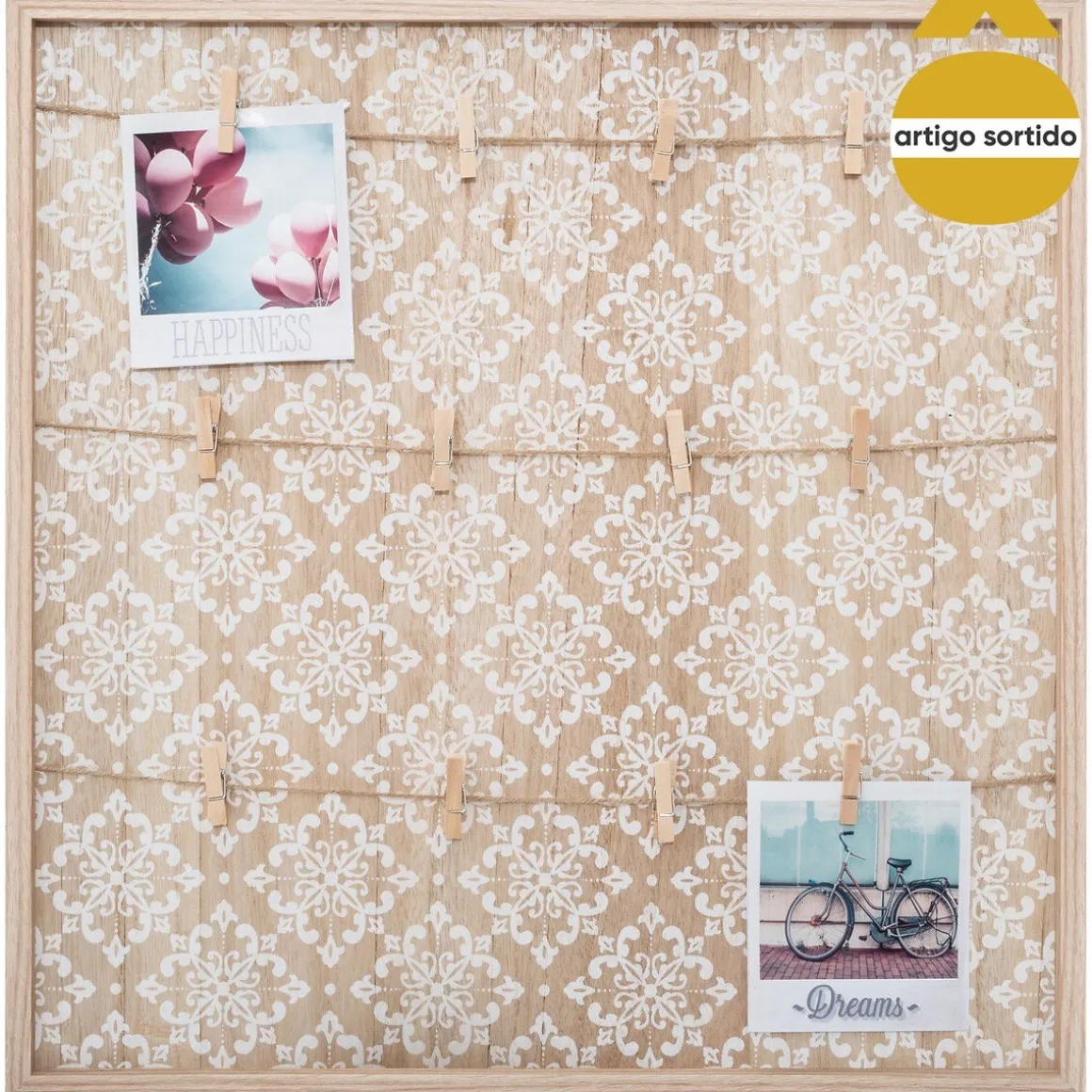 Porta fotos decorado 48x48cm