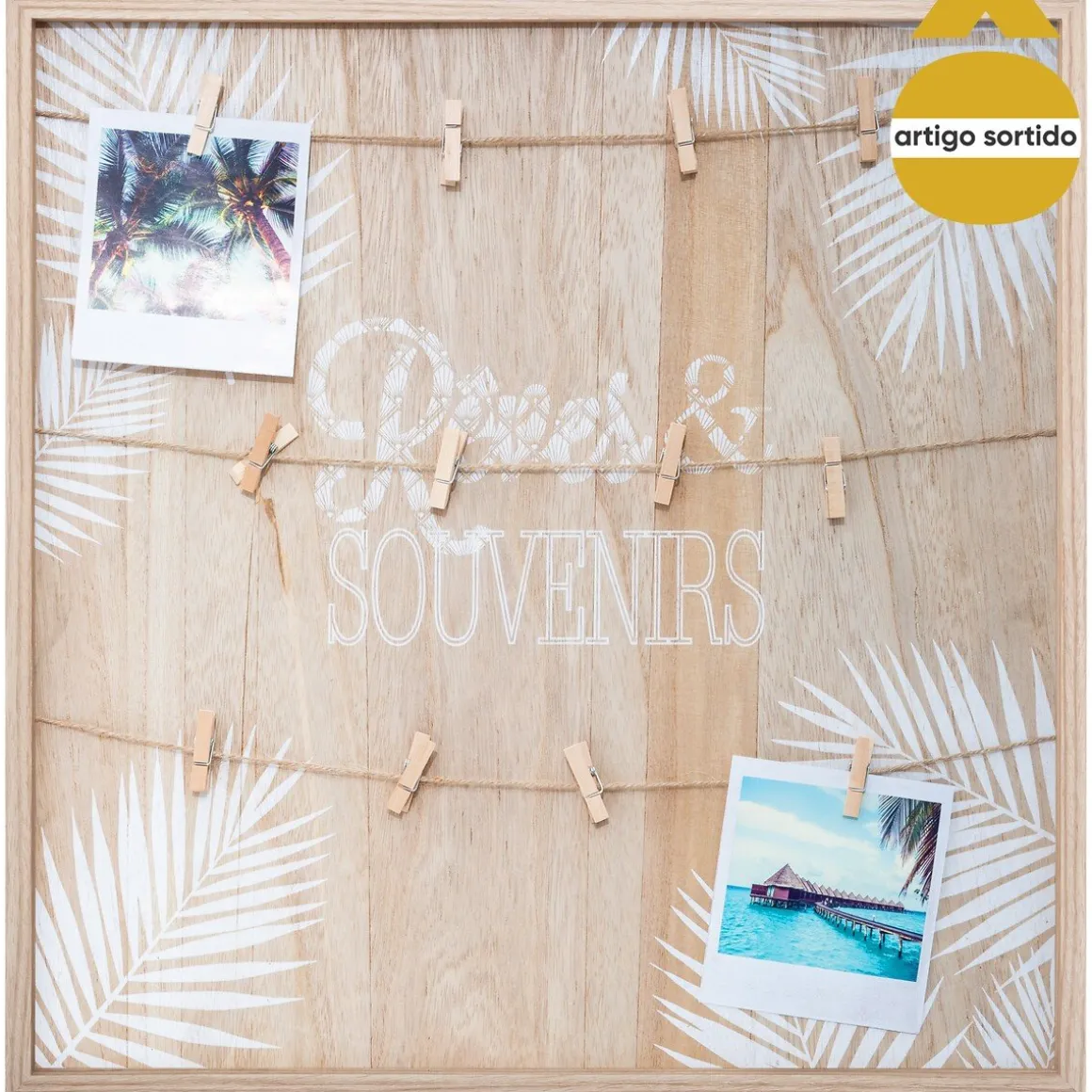 Porta fotos decorado 48x48cm