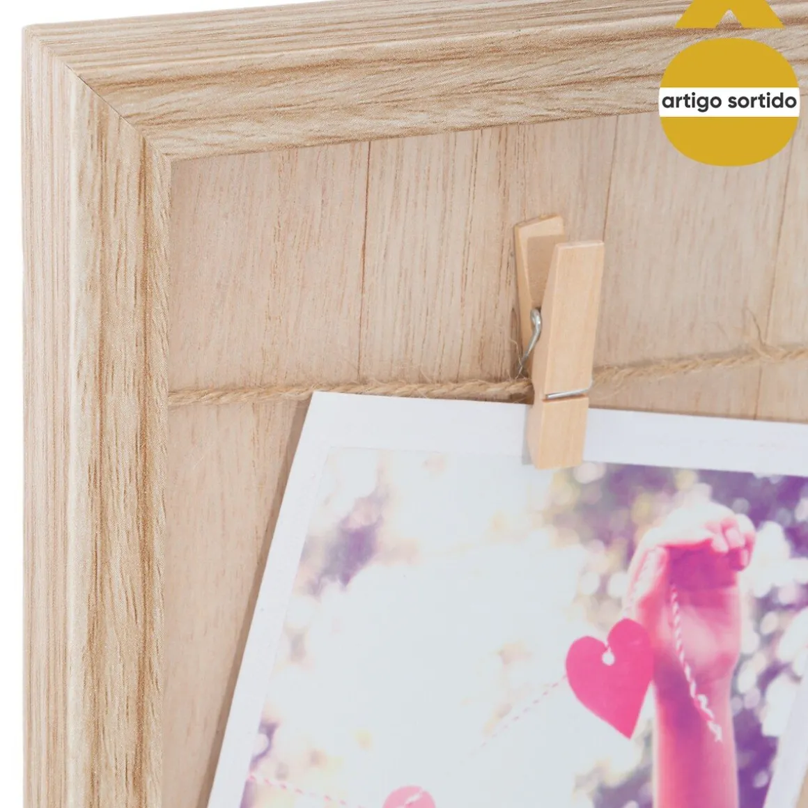 Porta fotos decorado 48x48cm