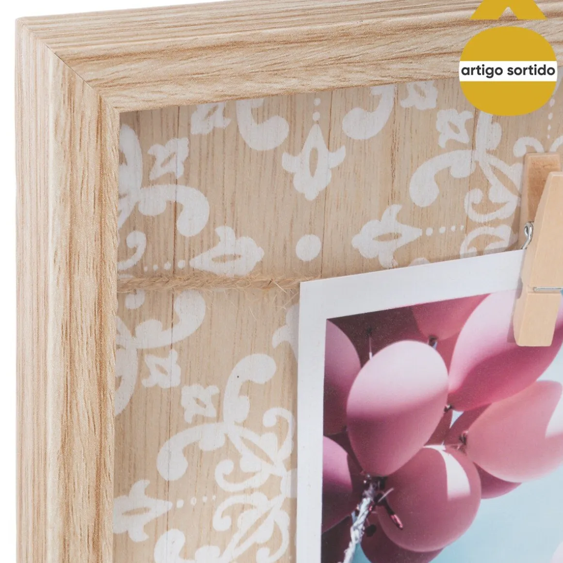 Porta fotos decorado 48x48cm