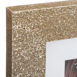 Porta fotos dourado 41x35cm
