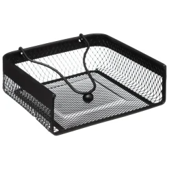 Porta guardanapos metal preto