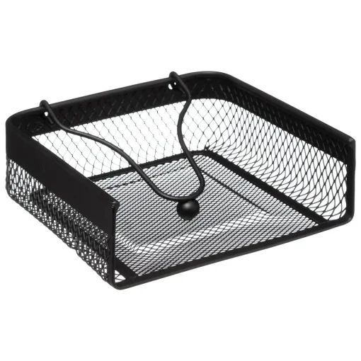 Porta guardanapos metal preto
