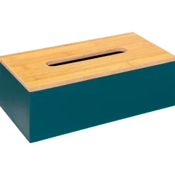 Porta lenços MODERN azul em mdf