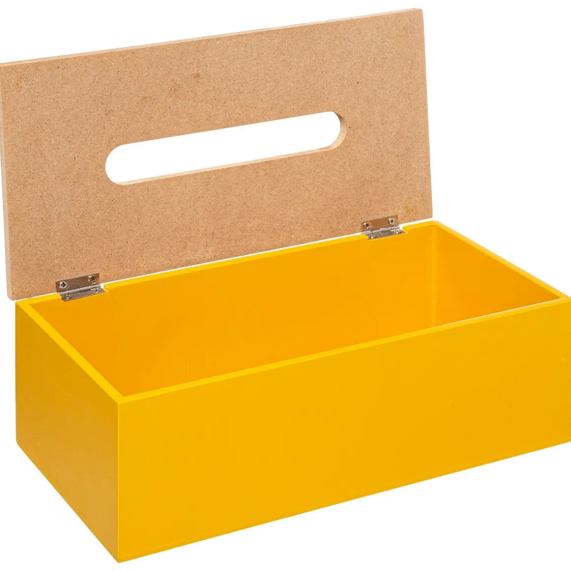 Porta lenços MODERN mostarda em mdf