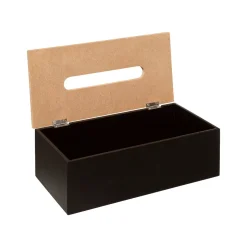 Porta lenços MODERN preto em mdf