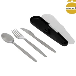 Porta talheres com 3 talheres