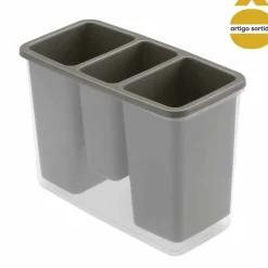 Porta talheres retangular com 3 divisórias