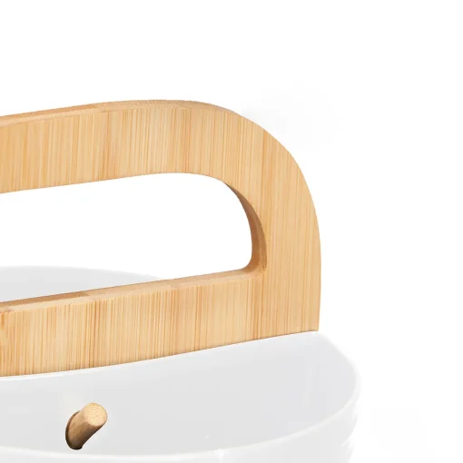 Porta Utensílios Duplo Branco