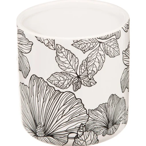 Pote para algodão BLACKFLORA