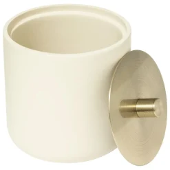 Pote para algodão DUO bege