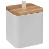 Pote para algodão NATUREO branco