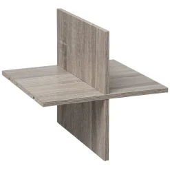 Prateleira cruzada cinza