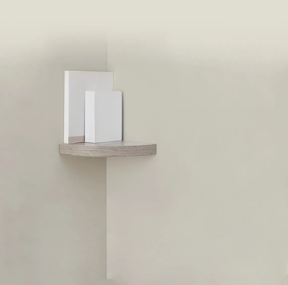 Prateleira De Canto Kit Deco Fixy Cinza