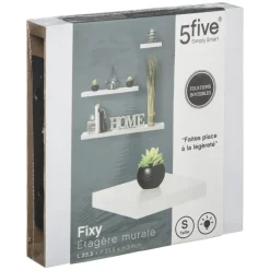 Prateleira kit deco branca 3,8x23,5x23,5cm