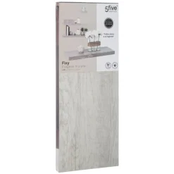 Prateleira kit deco cinza 3,8x23,5x60cm