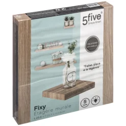 Prateleira kit deco natural 3,8x23,5x23,5cm