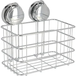 Prateleira wc em metal com ventosas