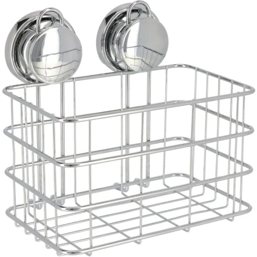 Prateleira wc em metal com ventosas