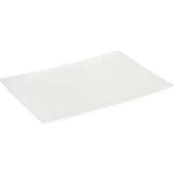 Prato de servir TOKYO branco em cerâmica 20x28cm