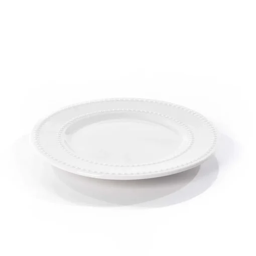Prato de sobremesa AMELIE branco 20cm