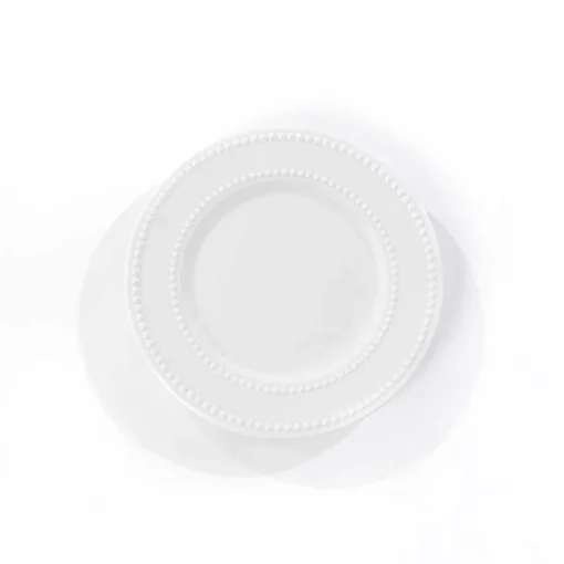Prato de sobremesa AMELIE branco 20cm