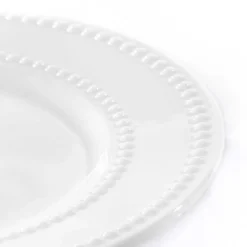 Prato de sobremesa AMELIE branco 20cm