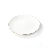 Prato de sobremesa AUBREY branco 22cm