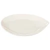 Prato de sobremesa branco GOTA em porcelana 21cm