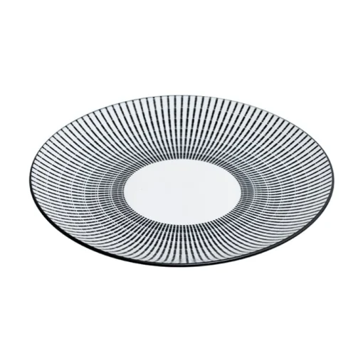 Prato de sobremesa 19cm LUNIS preto