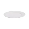 Prato de sobremesa GIZ branco em cerâmica 20cm