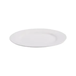 Prato de sobremesa GIZ branco em cerâmica 20cm