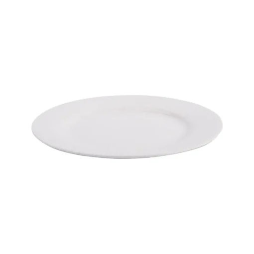 Prato de sobremesa GIZ branco em cerâmica 20cm