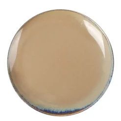 Prato de sobremesa MONACO bege em porcelana 20cm