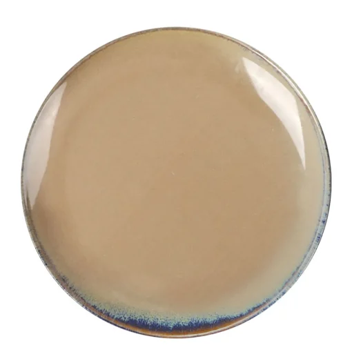 Prato de sobremesa MONACO bege em porcelana 20cm
