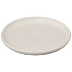 Prato de sobremesa NORA branco em porcelana 21cm